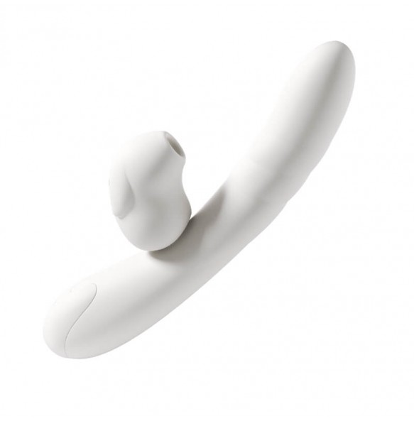 MizzZee - Bunny Detachable Thrusting Sucking Heating Vibrator Wand (Smart APP Model - Chargeable)